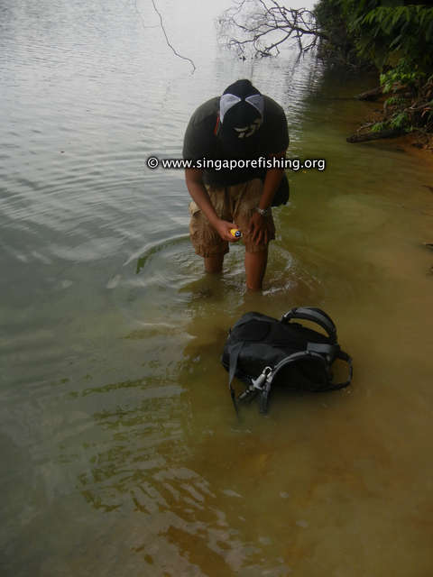 Videoing floating bag